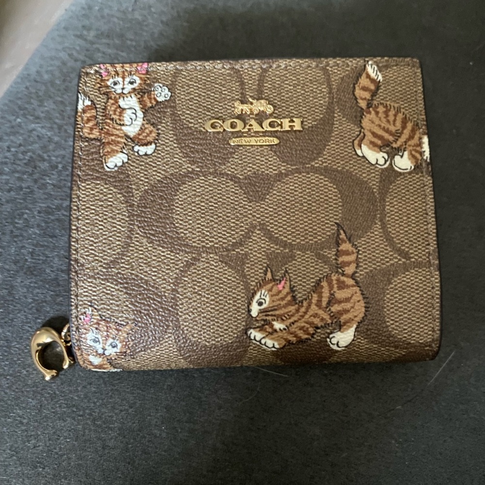 Coach Dancing Kittens Wallet